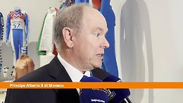 Alberto di Monaco "Milano-Cortina entusiasmante, Lollobrigida bel momento sport"