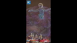 Cina, uno show di droni per celebrare la Giornata internazionale della donna