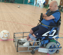 Calcio in carrozzina: Luca Mercuri in «azzurro»