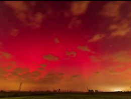 Aurora boreale, spettacolo anche in provincia di Cremona