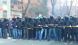 Dal corteo alla violenza black bloc