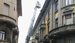 Vigili del Fuoco in via Anguissola (Fulvia Scartapacchio)