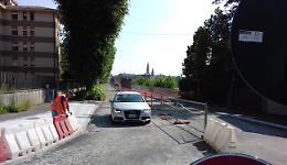 FOTO Via del Sale riaperta a senso unico