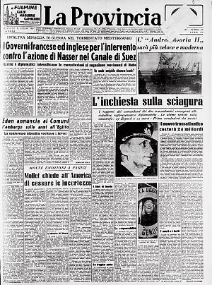 Il Governo Egiziano Di Nasser Vuole Nazionalizzare Il Canale Di Suez Francesi E Inglesi Non Ci Stanno La Provincia