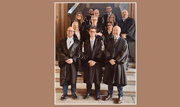 Giovanni Mirri giura e si iscrive all'Albo degli avvocati