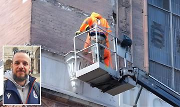 Nuove luci per i monumenti in centro, partiti i lavori