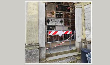 Cade la lapide, zona interdetta