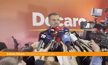 Puglia, Decaro eletto presidente "Risultato straordinario, da domani al lavoro"