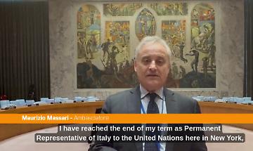 Onu, fine mandato per Massari "Un periodo ricco di soddisfazioni e risultati"