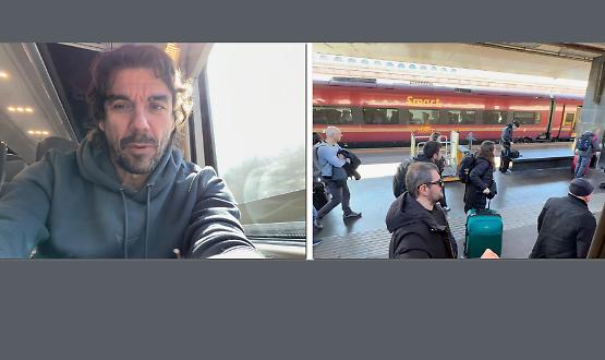 All&rsquo;Olimpico inseguendo la squadra: cronaca semiseria di una trasferta tra sogni e rotaie