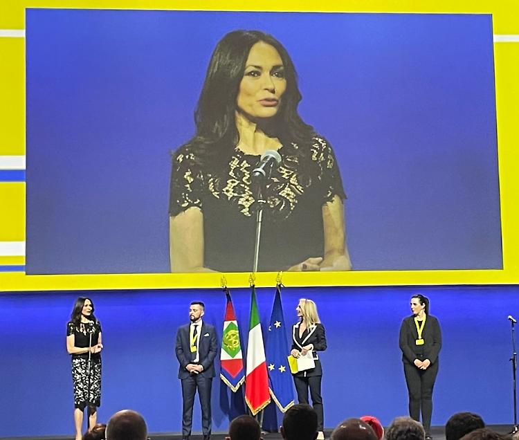 L'attrice Maria Grazia  Cucinotta