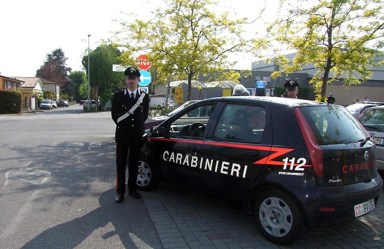 Una pattuglia dei carabinieri