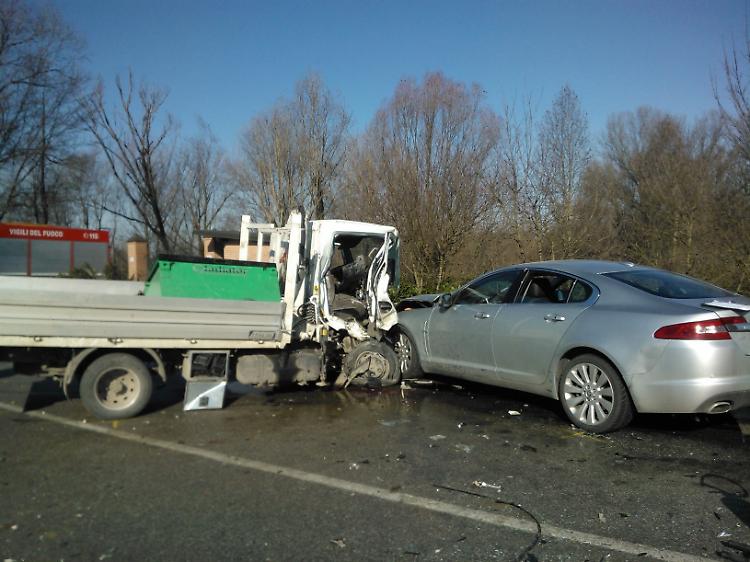 La scena dell'incidente 