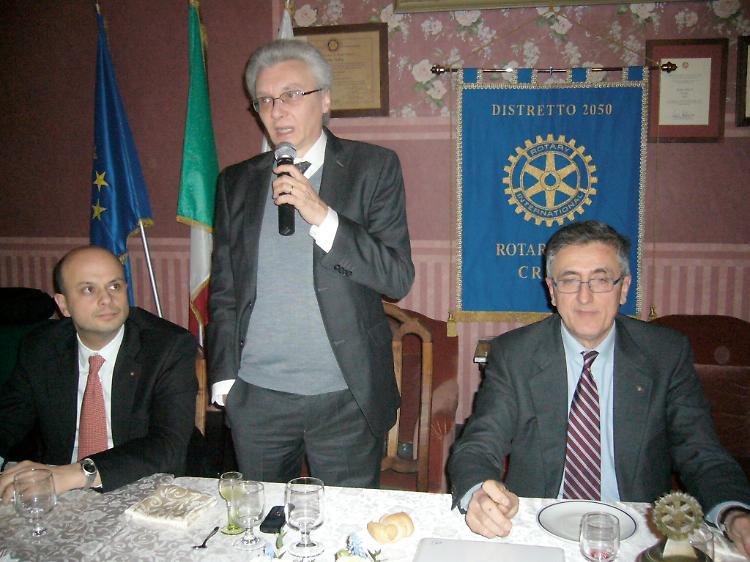 Rotary con Antonio Agazzi, Luigi Branca e Fabio Patrini