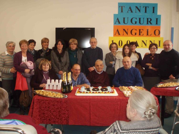 I 100 anni del volontario Angelo Scaroni