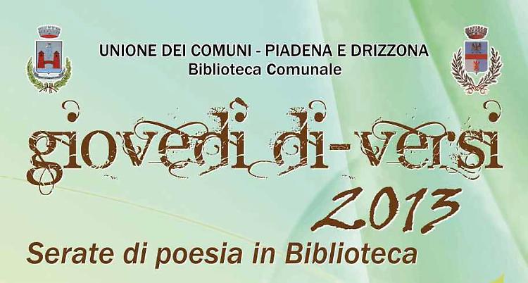 Alberto Mori apre i 'Giovedì di-versi'