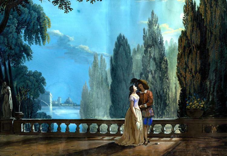 Girolamo Magnani, scenografo di Verdi