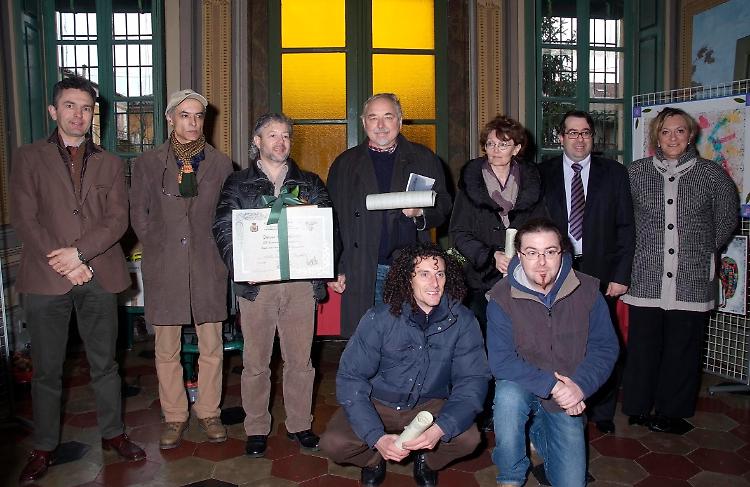 I premiati del concorso d'arte
