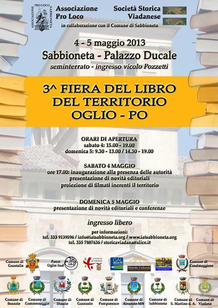 Torna a Sabbioneta la fiera del libro del territorio Oglio Po