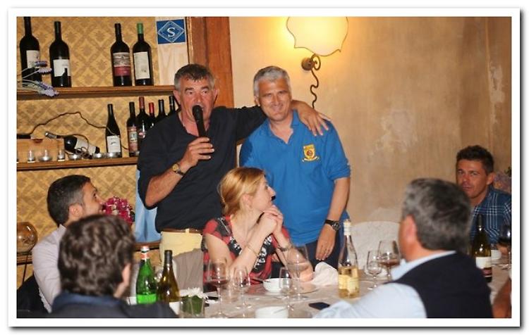 Cesare Fogliazza e Roberto Venturato durante i festeggiamenti