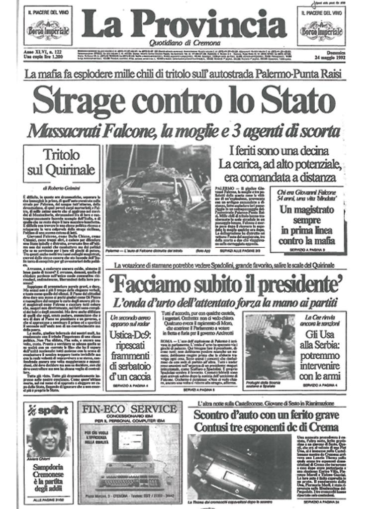 La strage di Capaci: la mafia ha ucciso Falcone con 1000 chili di tritolo