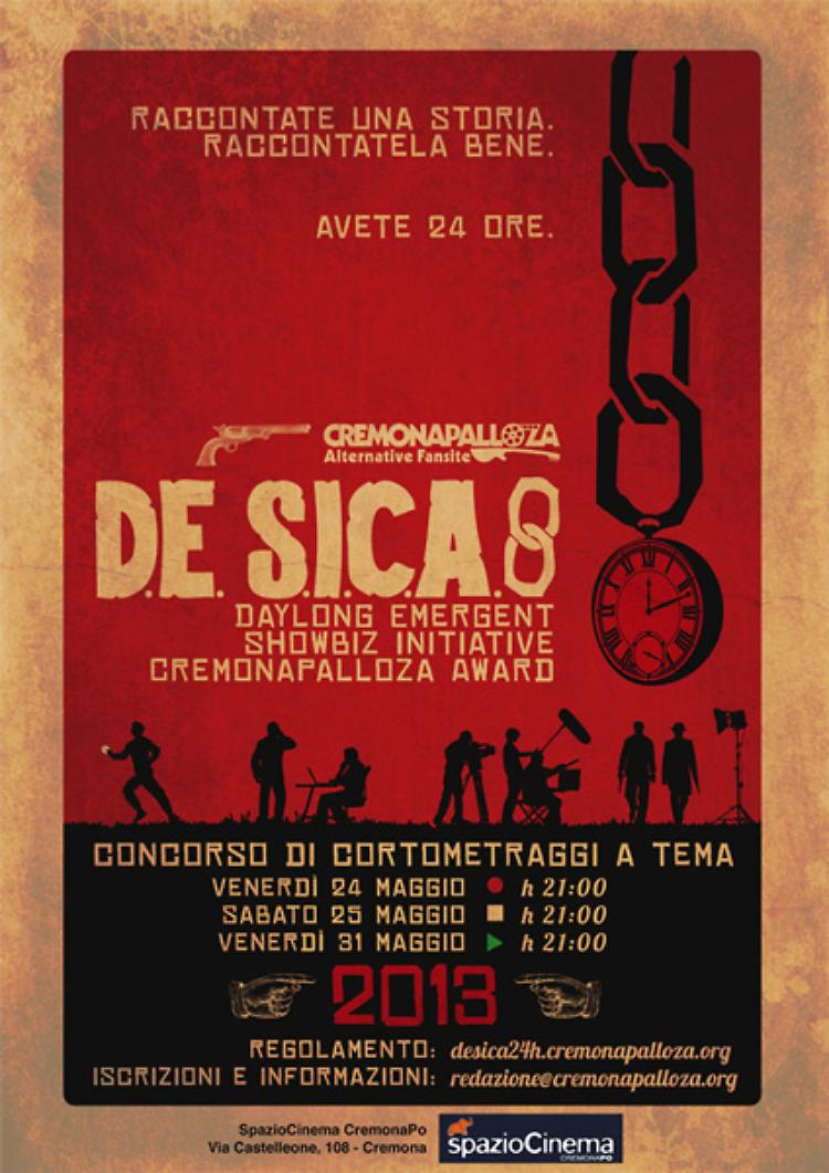 DeSica, concorso di cortometraggi a tema, stasera i vincitori