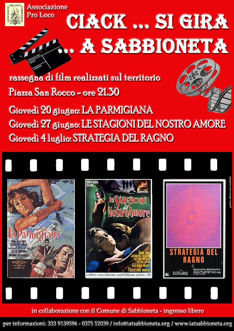 'Ciak si gira', tutti al cinema 