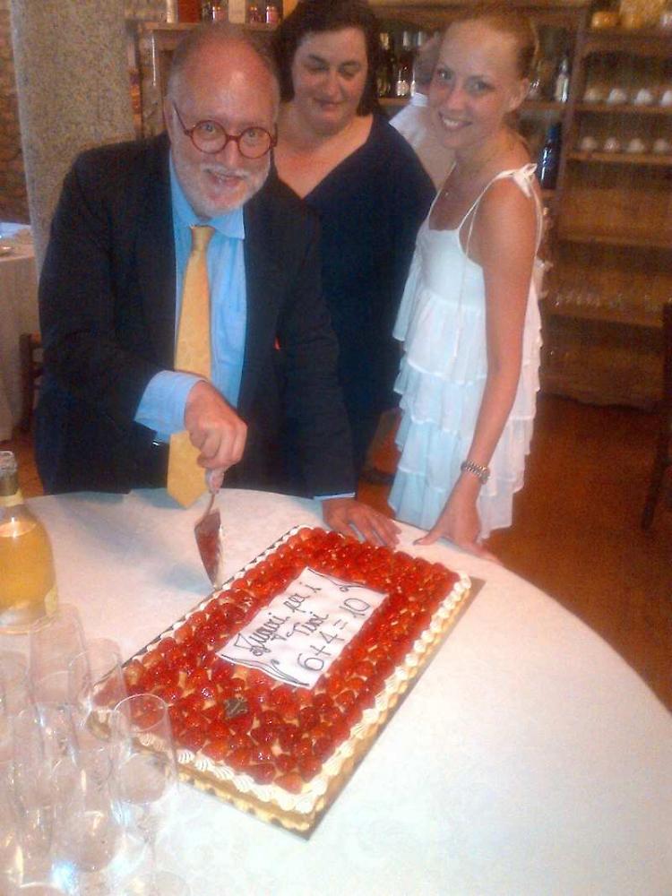 Raspelli festeggia i suoi 64 anni dai Fortuna