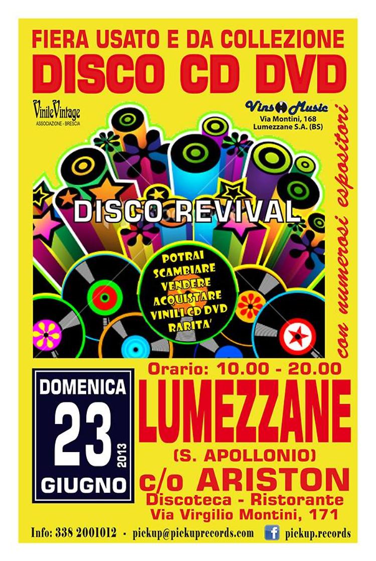 Vinile, cd e dvd: mostra-mercato a Lumezzane domenica 23