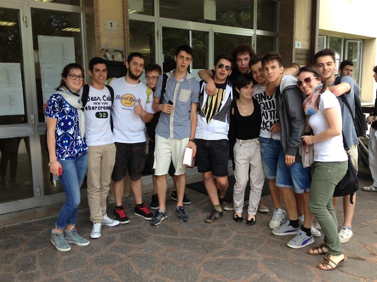 Volti soddisfatti stamattina al termine della terza prova