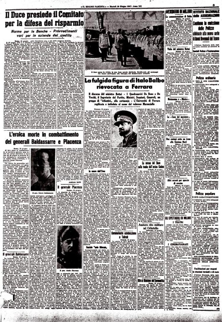 Il Duce promulga provvedimenti per le banche a difesa del risparmio