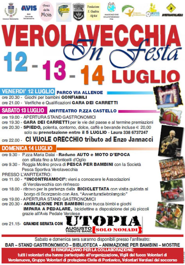 A Verolavecchia Gara dei carretti, giochi, bici e cucina
