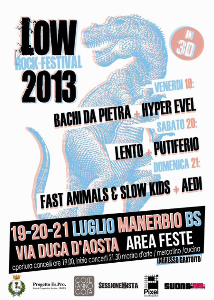 Low Rock Festival a Manerbio dal 19 al 21 luglio