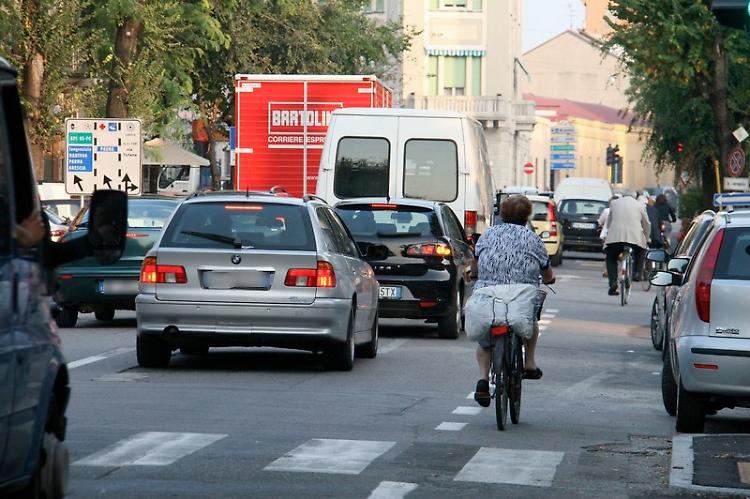 Pista ciclabile in viale Trento Trieste