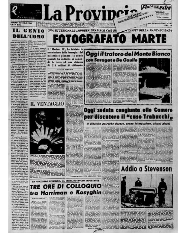 Fotografato per la prima volta il pianeta marte