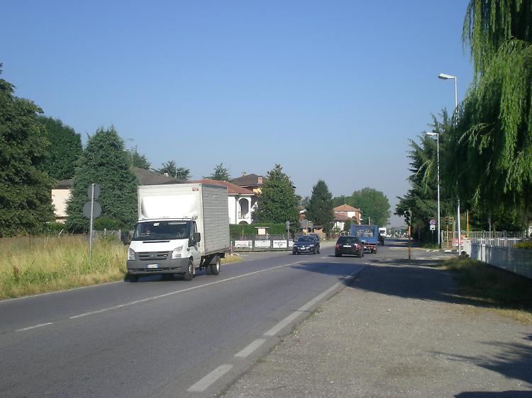 Viale Europa a Pandino