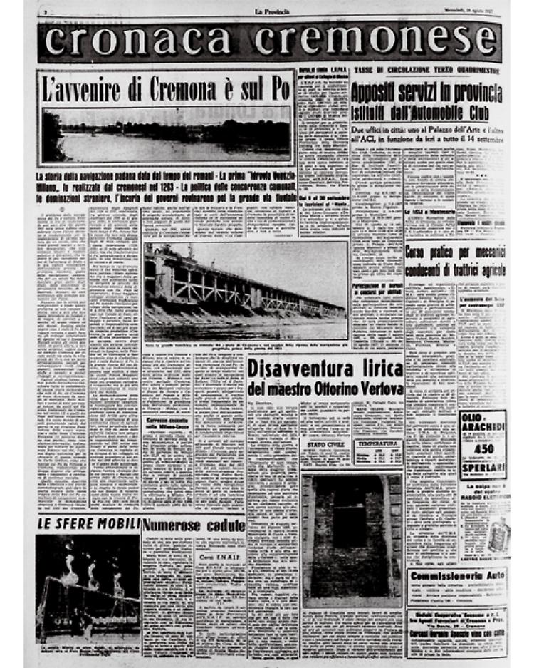 L'avvenire di Cremona è sul Po