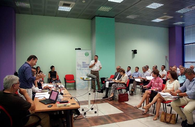 Un momento dell'assemblea di Scrp