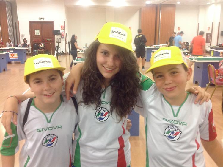 Baby campioni mondiali di Subbuteo