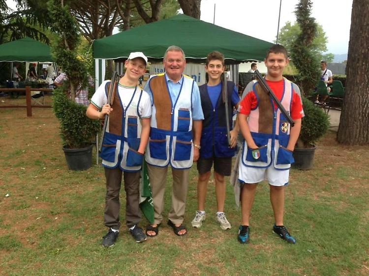 Il 14enne Coati 2° agli italiani Esordienti di tiro al Piattello (Fossa Olimpica)