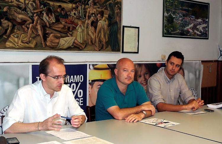 Matteo Soccini, Alberto Torazzi e Dino Losa