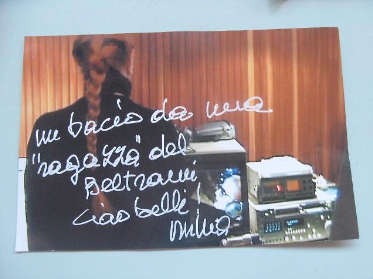 Una dedica di Mina per la 5aB Mercurio del Beltrami