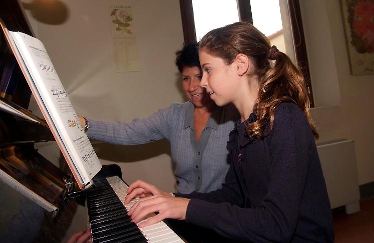 Una lezione di pianoforte al Folcioni