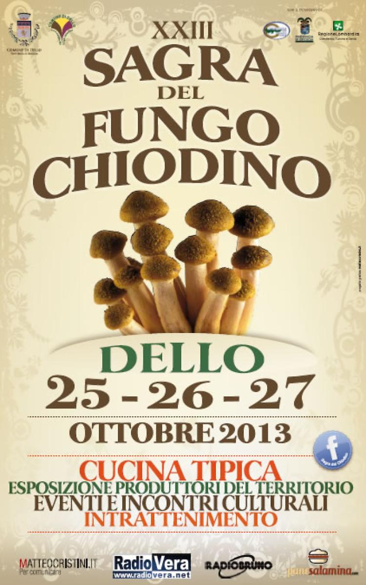 Sagra del fungo chiodino a Dello (BS) dal 25 al ottobre