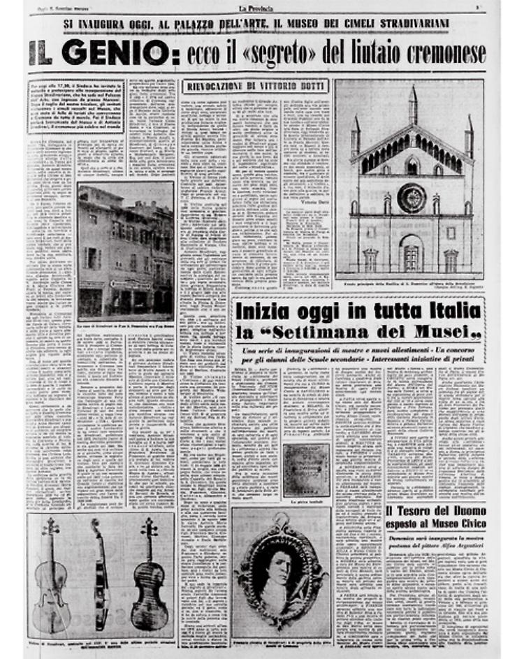 Il segreto del liutaio cremonese Antonio Stradivari