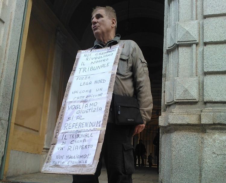 Continua la battaglia di Forte: 'I cremaschi rivogliono il loro tribunale'