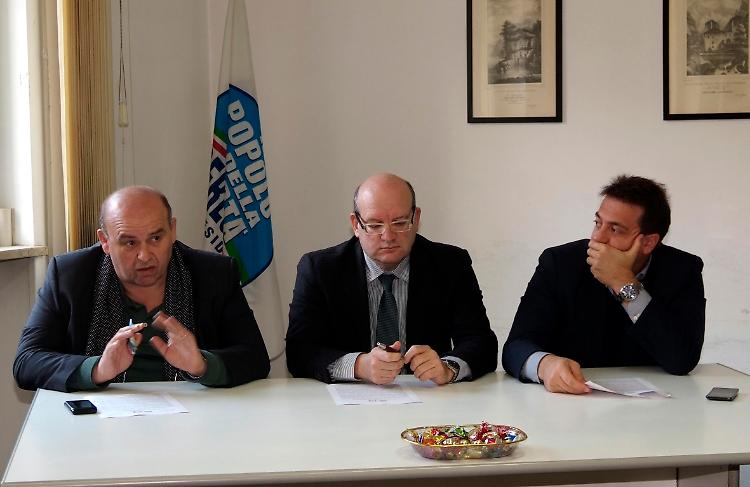 Beretta, Bettinelli e Palumbo in conferenza stampa
