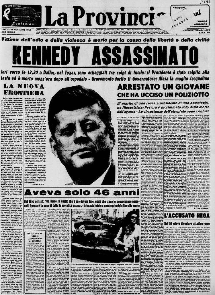 Kennedy assassinato, oggi il 50esimo anniversario