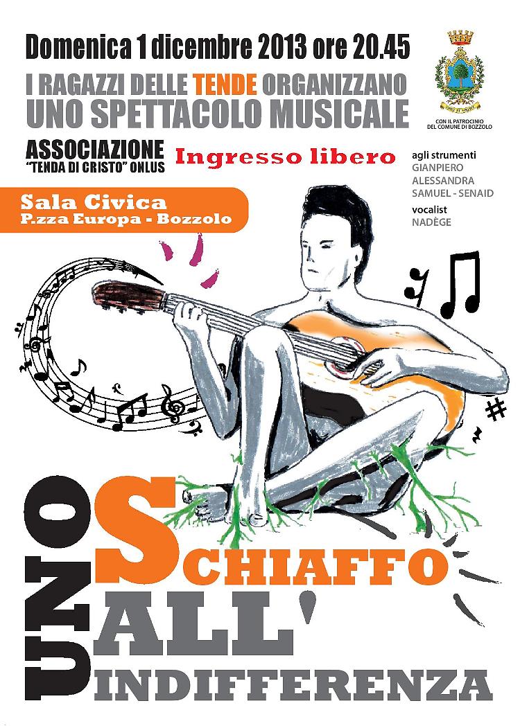 Spettacolo musicale e libro con gli amici delle 'Tende'