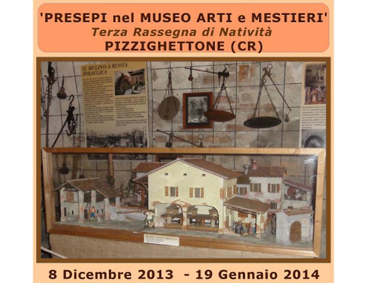 Presepi nel Museo Arti e Mestieri a Pizzighettone